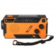 Extralink RADIO AWARYJNE SOLARNE Z KORBKA DYNAMO POWERBANK 4000MAH Z LATARKA SOS SR-4000 Portable Analog Black, Orange