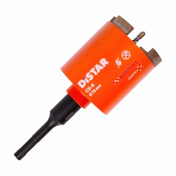 DISTAR WIERT O DIAMENTOWE KORONOWE CS- x / SDS+ 072 x 70-4 x M16