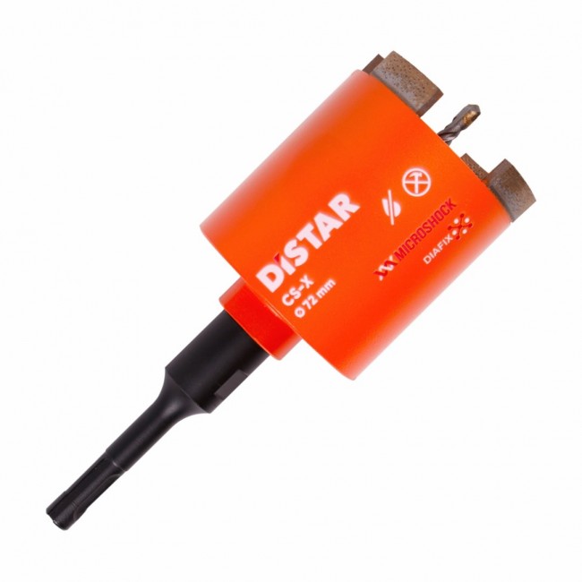 DISTAR WIERT O DIAMENTOWE KORONOWE CS- x / SDS+ 072 x 70-4 x M16