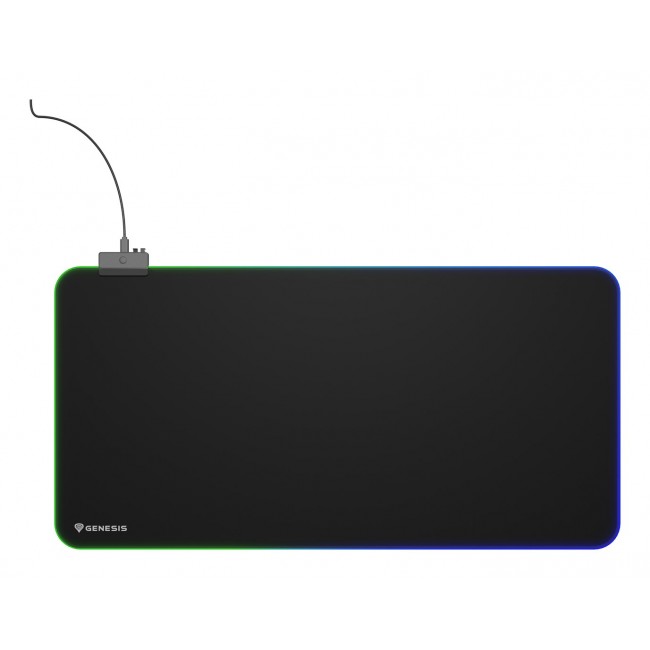 GENESIS Boron 500 XXL RGB Gaming mouse pad Black