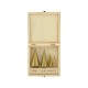 AWTOOLS STEP DRILL BIT HSS-TIN / SET 4pcs.