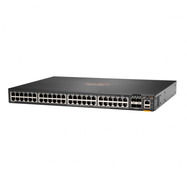 HPE Aruba Networking Aruba 6200F 48G 4SFP+ Managed L3 Gigabit Ethernet (10/100/1000) 1U Black