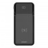 Savio BA-09 power bank Lithium Polymer (LiPo) 37 mAh Wireless charging Black