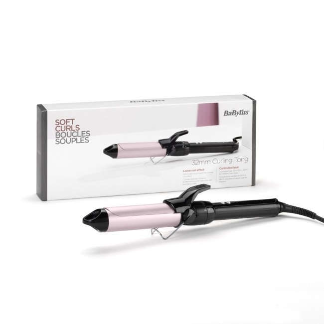 BaByliss Pro 180 C332E Sublim Touch 32 mm Curling iron Warm Black, Pink 70.9 BaByliss Pro 180 C332E Sublim Touch 32 mm Curling iron Warm Black, Pink 70.9