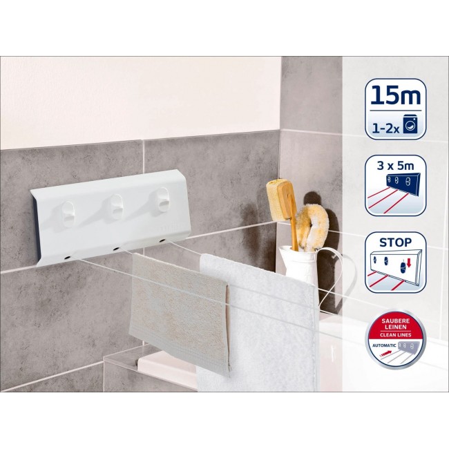 Rollfix Triple 150 Longline wall-mounted dryer