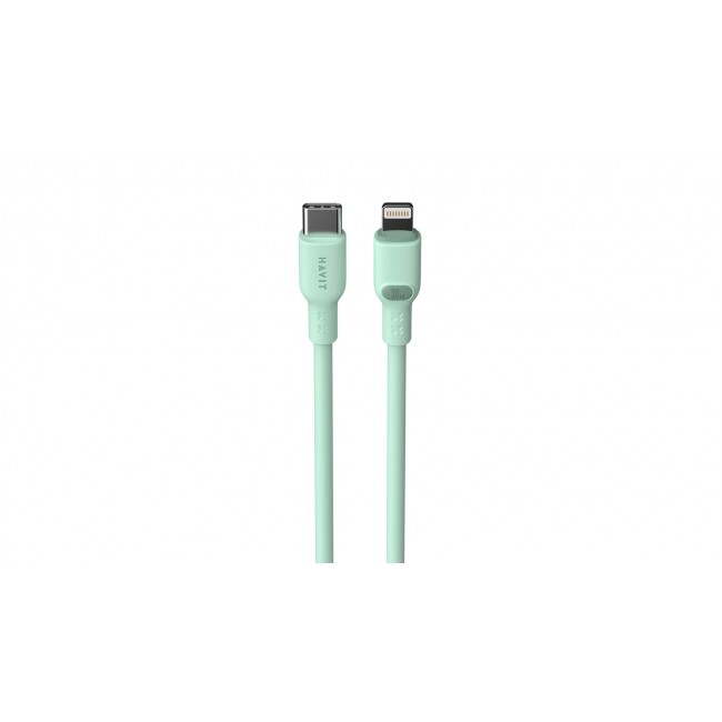 Havit CB6281 - USB Type C to Lightning cable, 1 m (green)