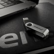 Intenso USB flash drive Office Line, 256 GB, USB-A, 3.2 Gen 1x1, black-silver Intenso USB flash drive Office Line, 256 GB, USB-A, 3.2 Gen 1x1, black-silver