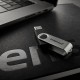 Intenso USB flash drive Office Line, 256 GB, USB-A, 3.2 Gen 1x1, black-silver