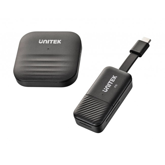 UNITEK V1184A01 AV extender AV transmitter & receiver Black
