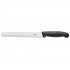 KOHE serrated knife, 211 mm, black