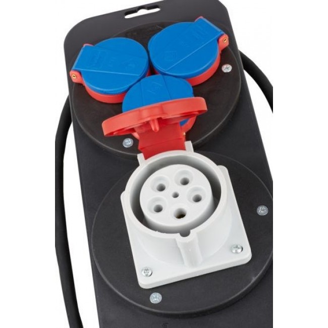 Brennenstuhl 1151600010 power distribution unit (PDU) 4 AC outlet(s) Black, Blue, Red