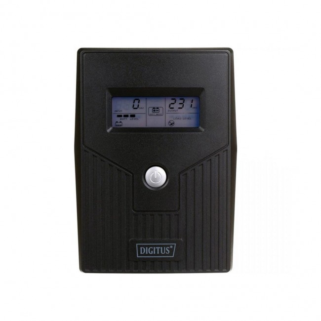 Digitus DN-170063-LCD-B uninterruptible power supply (UPS) Line-Interactive 0.6 kVA 360 W