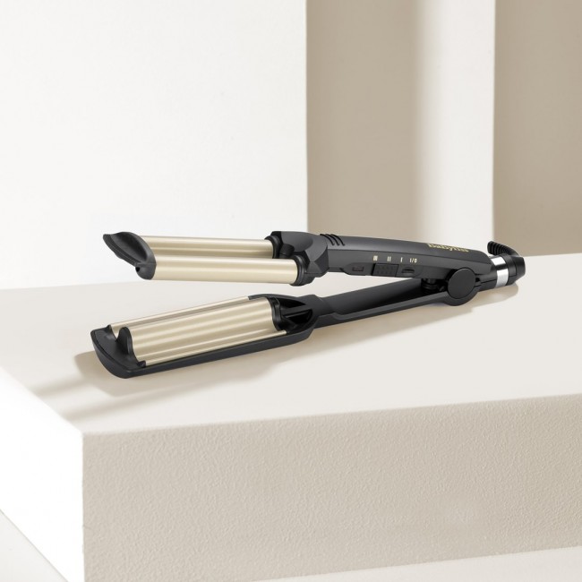 BaByliss C260E EasyWaves Texturizing iron Warm Black, Silver 70.9
