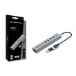 Conceptronic HUBBIES20G 7-Port USB 3.0 Hub, 5Gbps, USB-C x 3, USB-A x 4