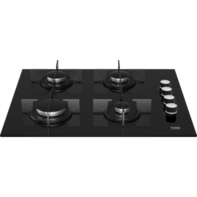 Beko HILG64120S hob Black Built-in 60 cm Gas 4 zone(s) Beko HILG64120S hob Black Built-in 60 cm Gas 4 zone(s)