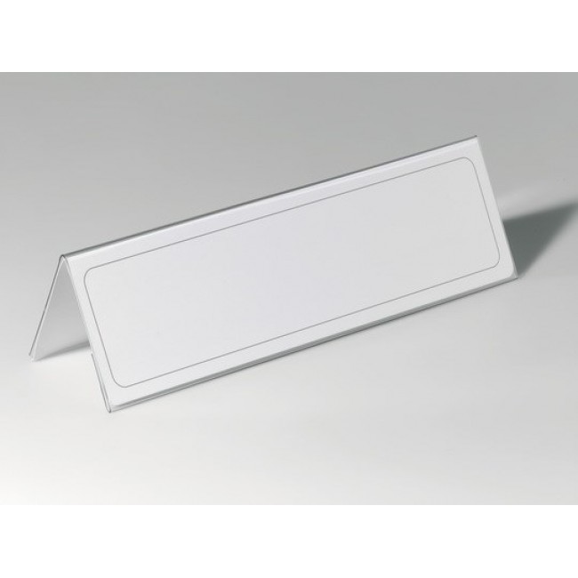 Durable 8053-19 non-metallic nameplate Transparent