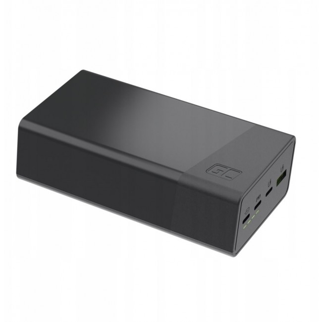 Greencell PowerPlay 30 Powerbank 30,000mAh 22.5W (3x USB-C, 1x USB-A) black