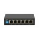 Extralink EUROS V2 | PoE Switch | 4x 100Mbps PoE/PoE+, 2x RJ45 Uplink 100Mbps, 60W Extralink EUROS V2 | PoE Switch | 4x 100Mbps PoE/PoE+, 2x RJ45 Uplink 100Mbps, 60W