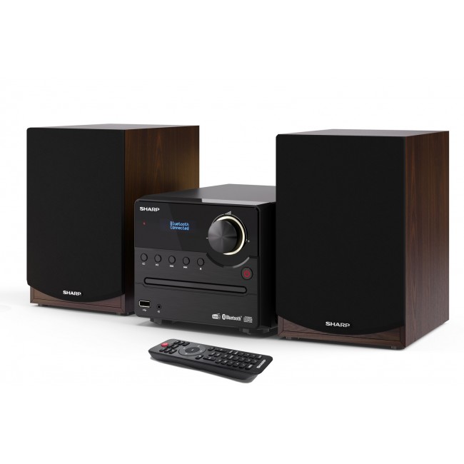 Sharp XL-B517D Home audio micro system 45 W Brown Sharp XL-B517D Home audio micro system 45 W Brown