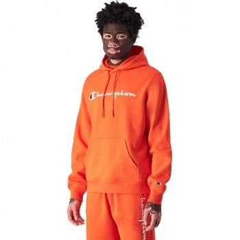 Men's Champion Hooded Sweatshirt orange 220253 OS014 S