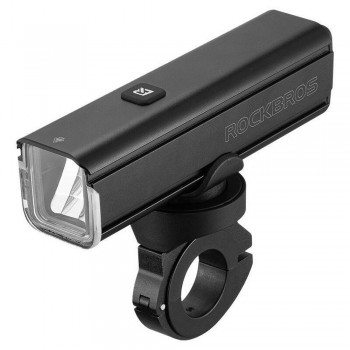 Rockbros RHL1000 24610002001 1000 lm front bike light + USB-C to USB-A cable, black