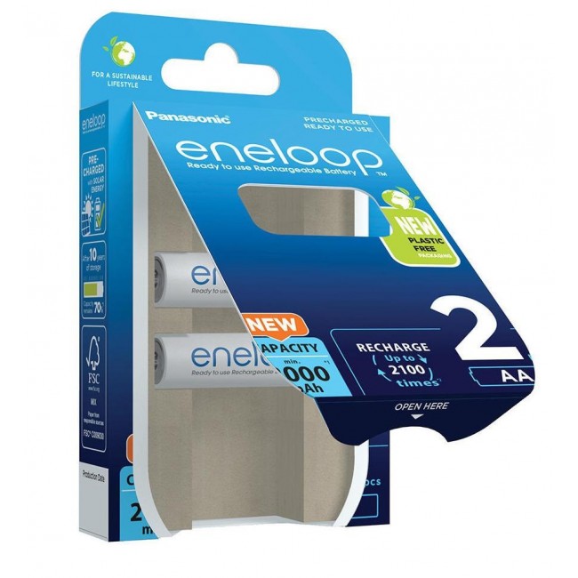 Rechargeable batteries PANASONIC ENELOOP AA 2000 mAh 2 szt (BK-3MCDE/2CP)
