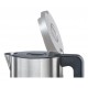 Bosch TWK8611P electric kettle 1.5 L 2400 W Anthracite, Stainless steel, White
