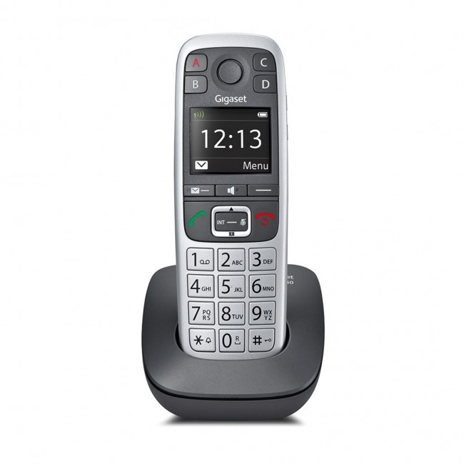 Gigaset E560 Analog/DECT telephone Black, Silver Gigaset E560 Analog/DECT telephone Black, Silver
