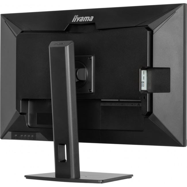 iiyama ProLite 32 QHD IPS technology panel with RJ45 (LAN), KVM Switch and USB-C Dock with 95W power delivery