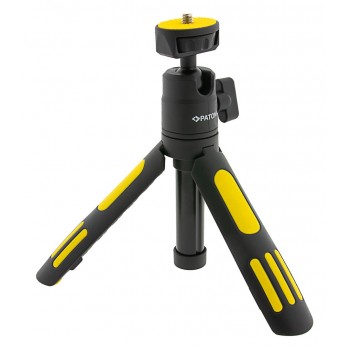 PATONA Premium Adjustable tripod with smartphone holder Black, Yellow