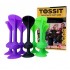 Dart game with silicone suction cups TOSSIT Starter Set green and purple