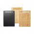 Fiskars 1057550 kitchen cutting board Rectangular Bamboo, Plastic Bamboo, Black