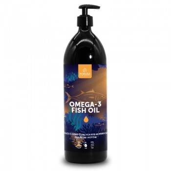 POKUSA Omega-3 Fish oil - fish oil for dogs and cats 1000ml