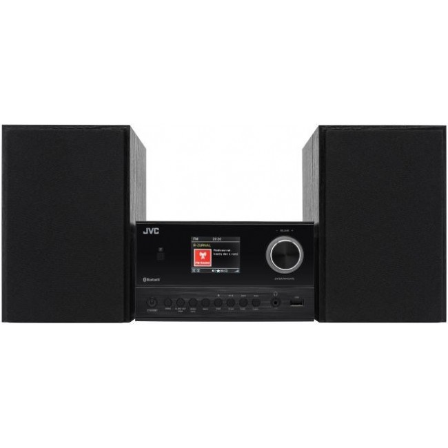 JVC UX-E225B Mini hi-fi system Black