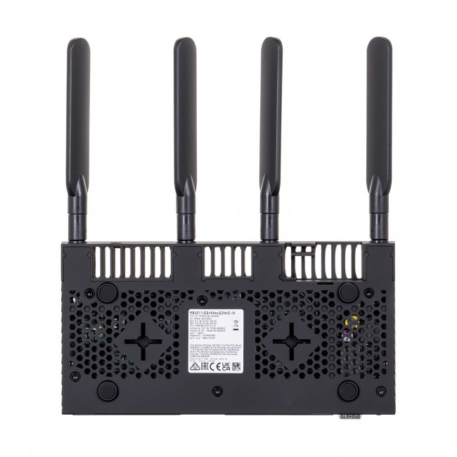 Mikrotik RB4011iGS+5HacQ2HnD-IN wireless router Gigabit Ethernet Dual-band (2.4 GHz / 5 GHz) Black