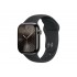 Apple Watch Series 10 GPS + Cellular 42mm Slate Titanium Case with Black Sport Band - S/M