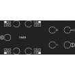 Whirlpool AKT 8130 BA hob Black Built-in Ceramic 4 zone(s)