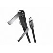 Vakoss TC-U570 USB-C to USB-C Cable with Stand Function, 100W, 1m, Black