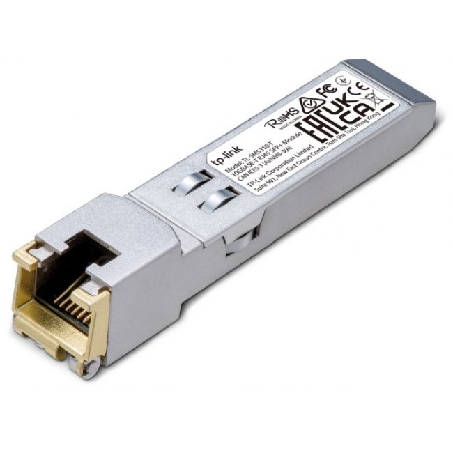 TP-Link 10G BASE-T RJ45 SFP+ Module TP-Link 10G BASE-T RJ45 SFP+ Module