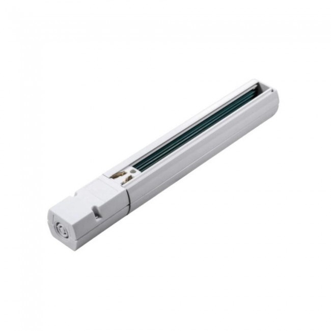 Rail V-TAC VT-6129 busbar, trunking 3F 1 m + power connector and plug (SKU 9945) White Rail V-TAC VT-6129 busbar, trunking 3F 1 m + power connector and plug (SKU 9945) White