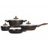Smile MGK-24 7-piece cookware set with deep frying pan