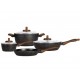 Smile MGK-24 7-piece cookware set with deep frying pan