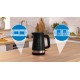 Bosch TWK4M223 electric kettle 1.7 L 2400 W Black Bosch TWK4M223 electric kettle 1.7 L 2400 W Black
