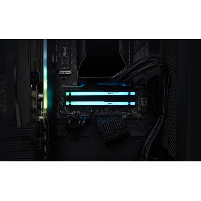 Kingston Technology FURY Beast 32GB 6000MT/s DDR5 CL36 DIMM RGB Kingston Technology FURY Beast 32GB 6000MT/s DDR5 CL36 DIMM RGB