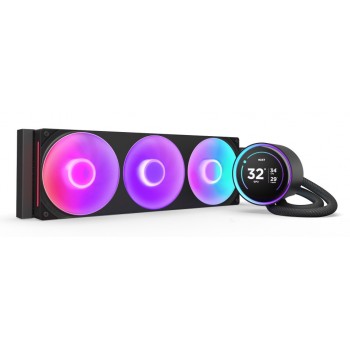 NZXT Kraken Elite 420 RGB Processor All-in-one liquid cooler 14 cm Black 1 pc(s)