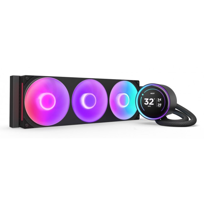 NZXT Kraken Elite 420 RGB Processor All-in-one liquid cooler 14 cm Black 1 pc(s)