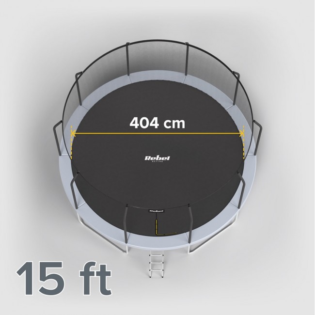 REBEL ACTIVE TRAMPOLINE PRO 15FT/457CM
