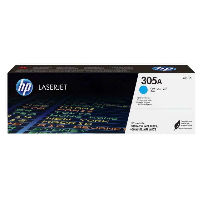 HP 305A Cyan Original LaserJet Toner Cartridge HP 305A Cyan Original LaserJet Toner Cartridge