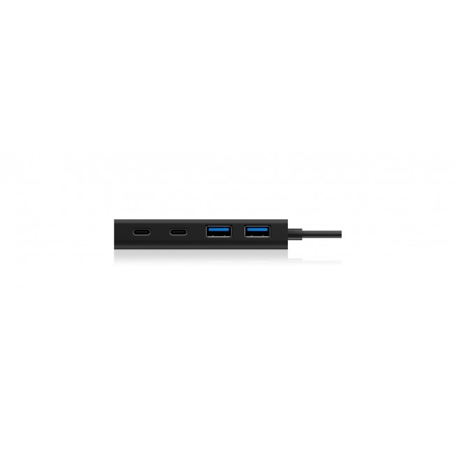 ICY BOX IB-HUB1426-CPD USB 3.2 Gen 1 (3.1 Gen 1) Type-C 5000 Mbit/s Black