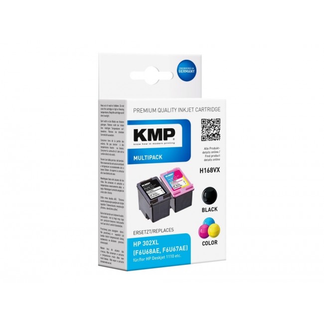 KMP H168V ink cartridge Black, Cyan, Magenta, Yellow